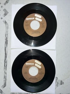 Lot x 2 NANCY HONEYTREE 45 Single Heart / Tell Me What Love Is - Picture 1 of 6