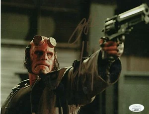 Foto autógrafa firmada por Ron Perlman 8X10 Hellboy certificado de autenticidad JSA - Imagen 1 de 1