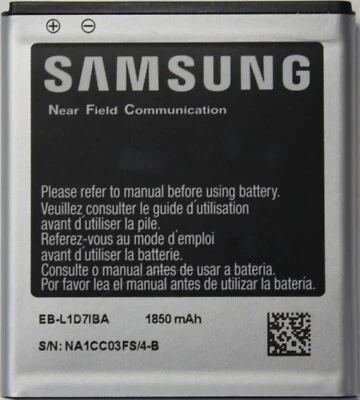 Batería Original Samsung EB-L1D7IBA para Samsung Galaxy S2 Foto 1 de 2