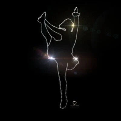 Hotfix Strass Bügelbild Applikation Funkenmariechen Tanzmarie Karneval - Bild 1 von 4