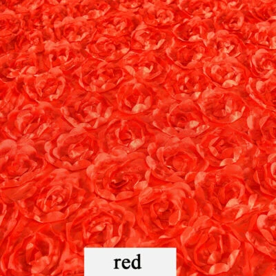 3D Rosa Flores Telas Boda Alfombra Vestido Hágalo Usted Mismo Mantel Decoración del Hogar SPW Foto 1 de 4
