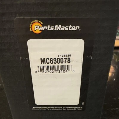 Cilindro maestro de freno Volkswagen Golf Jetta 1990-92 Cabriolet 1990-93 MC 630078 Foto 1 de 4