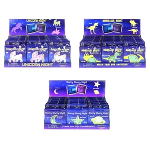 24 Assorted Glow In The Dark Stick On Shapes Henbrandt (Pack of 1, 3 or 24) - Picture 1 of 10