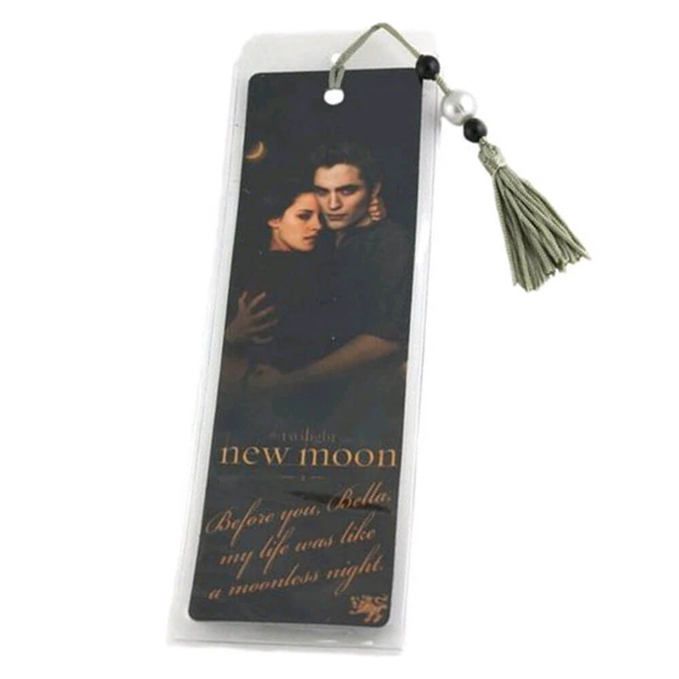 Highly Collectable Twilight New Moon Bookmark Moonless Quote (Edward & Bella) Foto 1 de 1