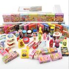 59 pcs/set Miniature Dollhouse Supermarket Daily Nut Snacks Kitchen Canned Food