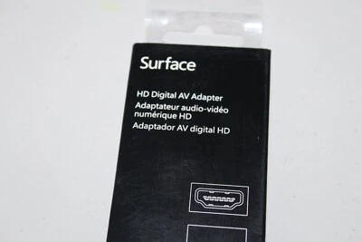 Microsoft Z2S-00013 HD Digital A/V Adapter for Surface and Surface 2 - Black   - Image 1 of 4