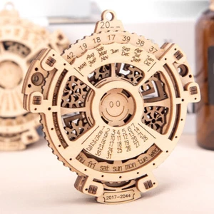 3D puzzle toys wooden diy Perpetual calendar machine Birthday presents for kids - Picture 1 of 9