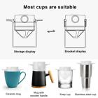 Portable Coffee Filter Maker Metal Reusable Paperless Pour Over Coffee Dripper