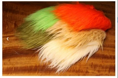 HARELINE DUBBIN, INC. Pseudo Hair Hareline USA 5 Farben weiches feines synthetisches Haar & Unterwolle