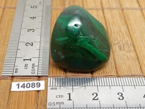 MALACHITE pierre roulee naturelle 28g - qualité AA - lithotherapie reiki wicca - Picture 1 of 5