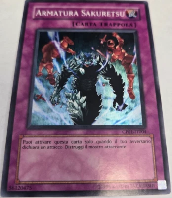 Yugioh ITALIAN Sakuretsu Armor CP01-EN004 IT004 Super Rare Unlim LP - Image 1 of 4