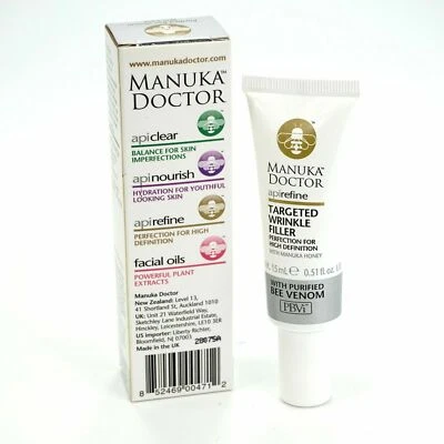  ManukaDoctor Apirefine Wrinkle Filler For High Definition 0.51 Oz. {New/In Box - Image 1 of 3