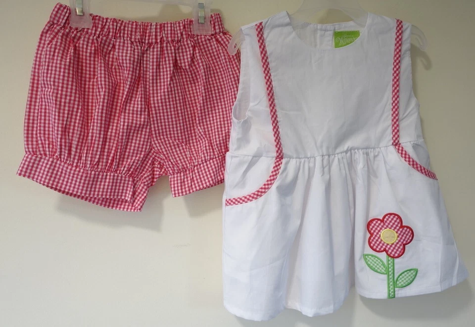 Nuevo con etiquetas Clásico Caprichoso Jardín Flor Pantalones Cortos Conjunto Niña Talla 7 Foto 1 de 1