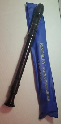 KINGSLEY BAROQUE 录像机 SOPRANO 号 韩国 200A 音乐花笛乐器 — 第 1/4 张图片