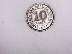 1956 Malaya-Borneo 10 Cents - Gem BU - Picture 1 of 2