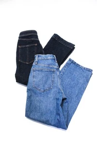 Madewell Pilcro Damen High Waist Straight Leg Schlagjeans Größe 23 25 Paket 2 - Bild 1 von 6