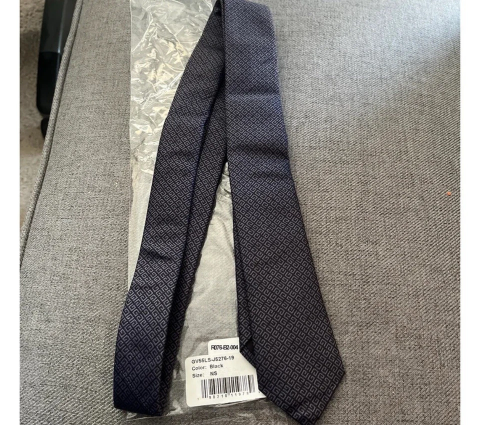 NEW  GIVENCHY  - Greca Men's  Black 100% Silk - Image 1 of 4