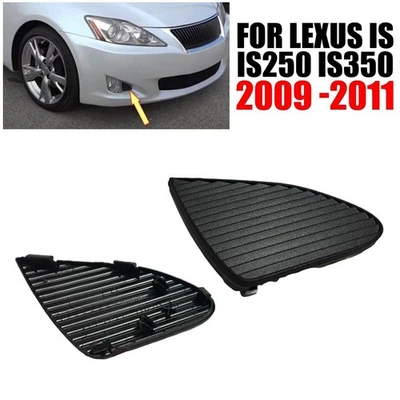 Fog Light Cover Accessories ABS Black Front Fog Light Left & Right Trim Replace - Image 1 of 4