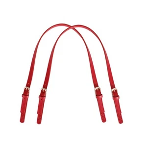 2 Pcs PU Leather Purse Straps with Adjustable Metal Buckle, 25.6Inch-28Inch H... - Picture 1 of 7