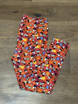 Leggings LuLaRoe Disney Retro Mickey Mouse Altos y Curvilíneos (TC) Foto 1 de 4