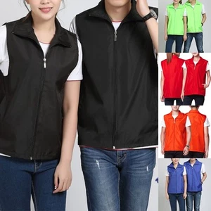 Traveler Vest Jacket Sleeveless Workwear Fishing Waistcoat for Men and Women - Picture 1 of 14