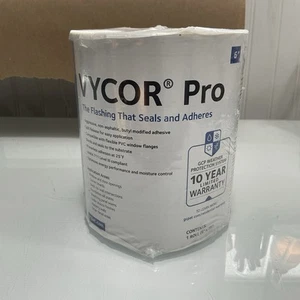 GCP Vycor Pro Flashing Tape 6" x 75' Roll Fully-Adhered Butyl (Qty 2) - Picture 1 of 3