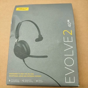 Jabra Evolve2 40 SE Wired Headset USB-C, MS Mono (24189-899-899) - Picture 1 of 3