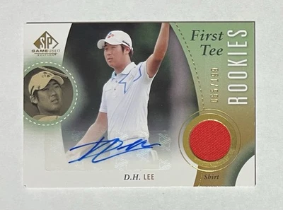D. H. LEE 2013 Upper Deck SP Game Used Golf FIRST TEE Rookies Auto Relic 055/199 - Image 1 of 2
