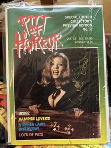 Signed Ingrid Pitt 'Pitt of Horror Special Limited Collector's Edition No 1/2 US - Picture 1 of 7