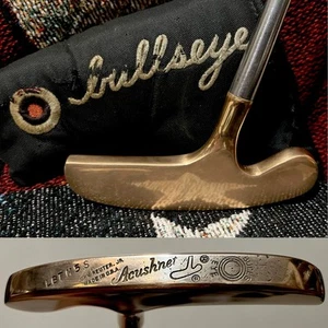 ACUSHNET Light Blade BULLSEYE Putter LBTM5S - 35" LH/RH - ALL ORIGINAL + HC * EX - Picture 1 of 24