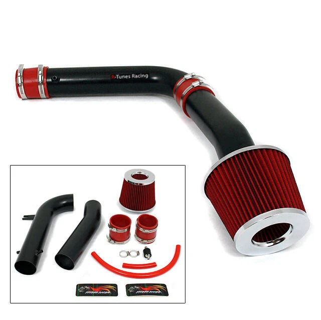 Negro Mate/Rojo 99-03 Acura TL/CL 3.2L V6 Inducción de admisión de aire frío Foto 1 de 1