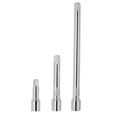 1/2" Hardened Socket Ratchet Wrench Extension Bar Prevents Slippage Electroplate - Image 1 of 4