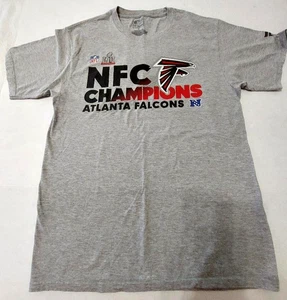 PRO LINE NFL / NFC Falcons Gray T-SHIRT short sleeve with designs – M pre-owned - Picture 1 of 4
