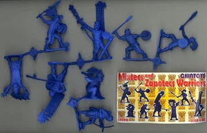 Chintoys 1/32 MIXTECS and ZAPOTECS (AZTECS) WARRIORS Figure Set - Picture 1 of 2