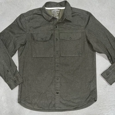 REI Cooperative Men's Wallace Lake Flannel LS Army Green Sz Medium - Image 1 of 4