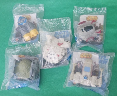 Star Wars Ships 2005 "La venganza de los sith" McDonalds Happy Meals lote de 5 envíos Foto 1 de 4