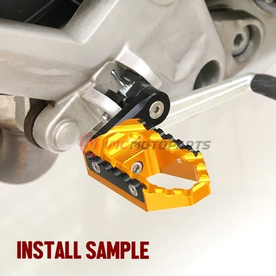 Gold 1.5 inch Riser Front Touring Foot Pegs For Speed Twin 19 20 21 22 23 24 - Image 1 of 4