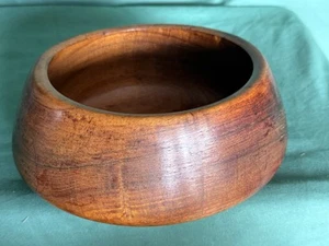 Vintage Hawaiian Old Koa Bowl  8”3/4 wide X 4”1/4 tall - Picture 1 of 8