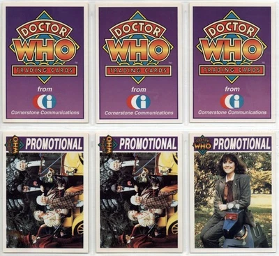 Dr Who serie 1 - lote de tarjetas promocionales - 6 tarjetas [Cornerstone 1993] Foto 1 de 2