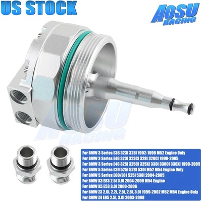 Tapa de filtro de aceite del enfriador de aceite 11421741000 para BMW X3 X5 Z4 E36 E46 E39 E60 nueva Foto 1 de 4