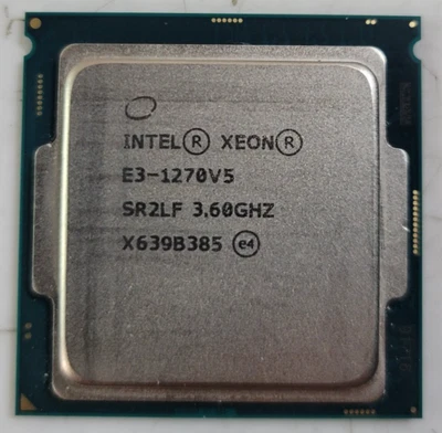 Intel Xeon E3-1270 v5 SR2LF 3.60GHz 8MB Quad Core LGA1151 CPU Processor - Image 1 of 2
