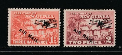 1931 NUEVO GUINEA Huts correo aéreo MH SG 139/40 ¡Fresco! Foto 1 de 2