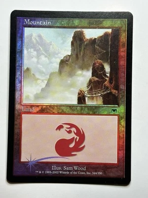 Mountain () Onslaught 344 Foil MTG Card LP-NM - Image 1 of 2