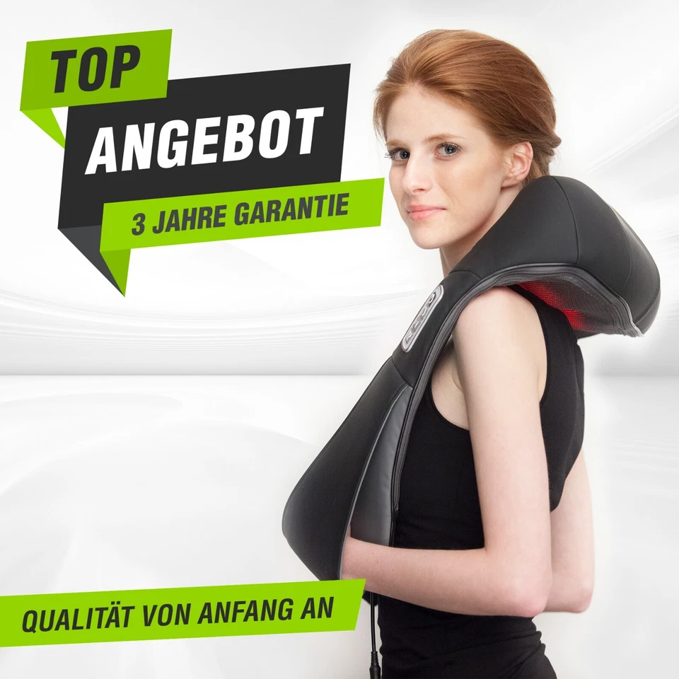 Donnerberg Basic Massagegerät Nackenmassagegerät Shiatsu Massage TOP ANGEBOT !