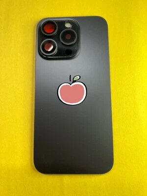 iPhone 15 Pro Black Back Glass All-in-1 Replacement OEM Grade W/Metal Flex Cable