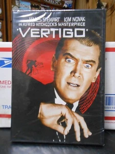 NEW Vertigo (DVD 2012) 1958 Movie Alfred Hitchcock James Stewart Thriller SEALED - Picture 1 of 2