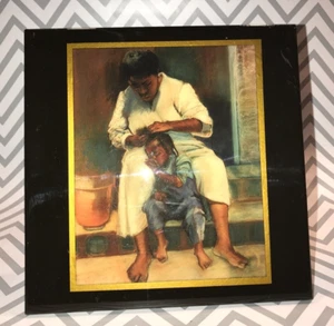 GRANDER IMAGES ~ "SHE ME WE" 8×8 ART TILE BY SHARON WILSON ~ TABLE TOP OR HANG - Picture 1 of 12