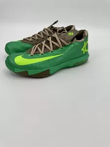 Nike KD VI 6 'Bamboo' Gamma Green Flash Lime Men’s Size 8 (599424-301) - Picture 1 of 11