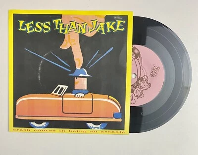 Less Than Jake - Crash Course In Being An Asshole 7" Black Vinyl - Image 1 of 3