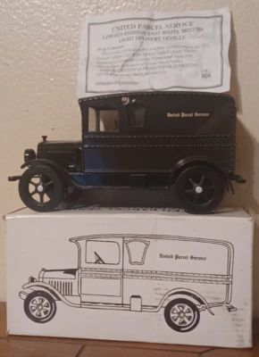 Camión vehículo de entrega ligero United Parcel Service UPS diecast 1927 motores blancos Foto 1 de 4